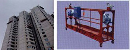 吊籃作業(yè)圖 濟(jì)南建材行業(yè)的安全與應(yīng)用探析